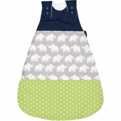 ULLENBOOM Saco De Dormir Elefante Azul Verde