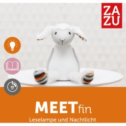 Zazu ™ Aleta - Luz Nocturna / Lámpara De Lectura Gris 8 Zazu ™ Aleta - Luz Nocturna / Lámpara De Lectura Gris -Roba Ventas zazu aleta luz nocturna lampara de lectura gris a298146 3