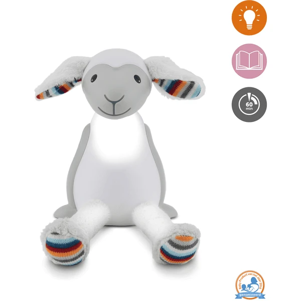 Zazu ™ Aleta - Luz Nocturna / Lámpara De Lectura Gris 1 Zazu ™ Aleta - Luz Nocturna / Lámpara De Lectura Gris