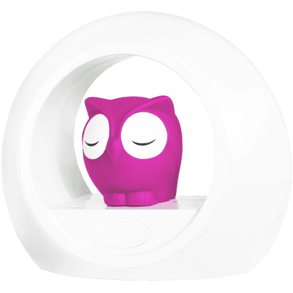 Zazu ™ LOU La Luz Nocturna Del Búho Con Sensor De Sonido En Blanco Con Rosa 3 Zazu ™ LOU La Luz Nocturna Del Búho Con Sensor De Sonido En Blanco Con Rosa - Imagen 3